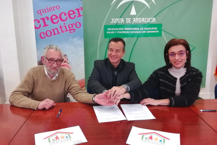 Aldaima, dedicada a la integracin familiar de menores, firma un convenio de colaboracin con la Asociacin Crecer Juntos